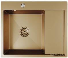 Кухонная мойка Mixline Pro 552925 (бронза, с сифоном)