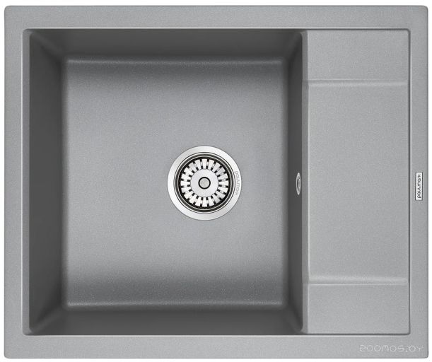Кухонная мойка Paulmark Optimum PM216050-GRM серый металлик