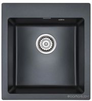 Кухонная мойка Paulmark Zemar PM104651-BLM черный металлик