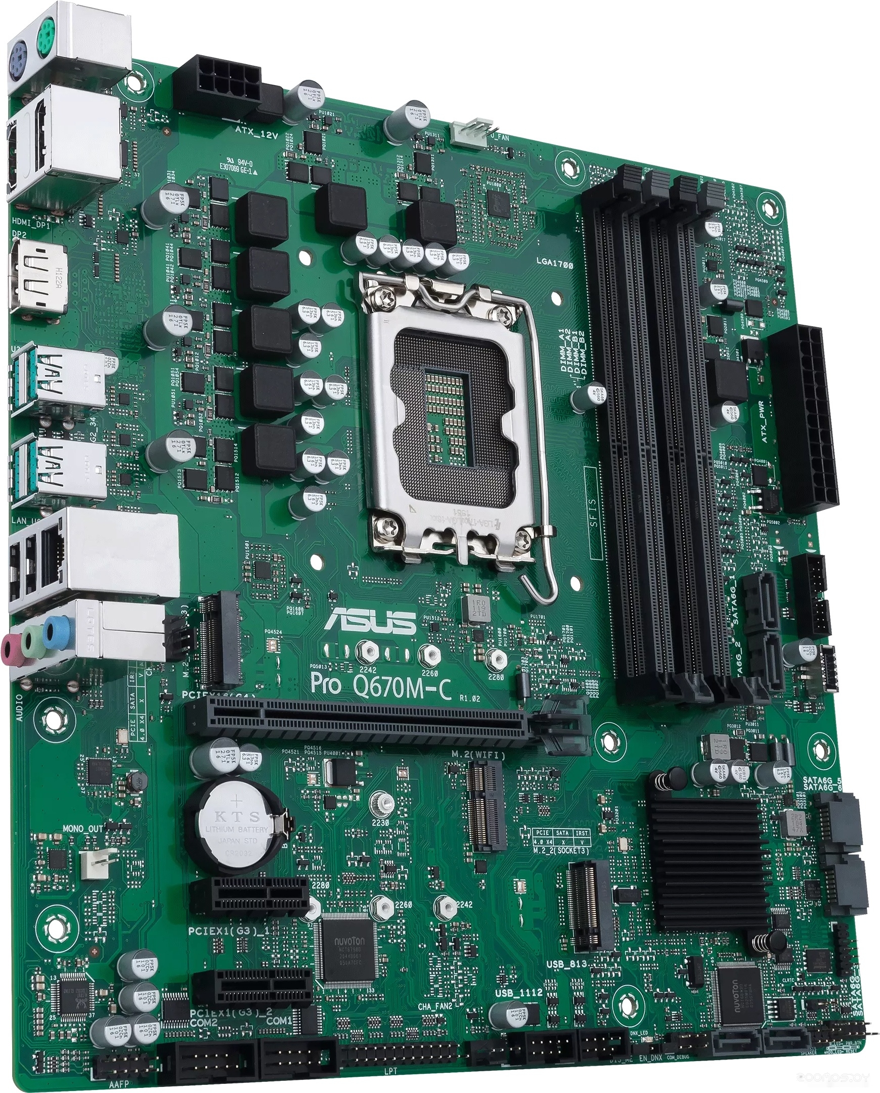 Материнская плата Asus Pro Q670M-C-CSM, фото 3