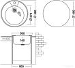 Кухонная мойка Ukinox FAD500 4C 0C