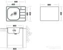 Кухонная мойка Ukinox Гранд GRM600.480 GT6K 1R