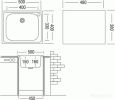 Кухонная мойка Ukinox Классика CLM500.400 T6C 1C