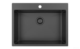 Кухонная мойка Zorg ZRN 5075 Premium PVD Gunblack