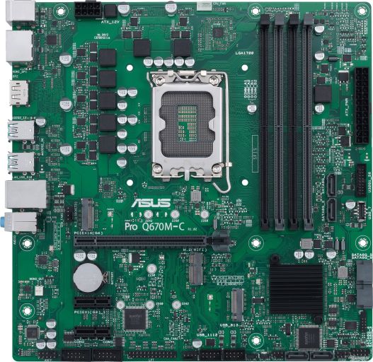 Материнская плата Asus Pro Q670M-C-CSM, фото 1
