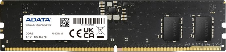 Оперативная память A-Data 8ГБ DDR5 4800 МГц AD5U48008G-B, фото 1