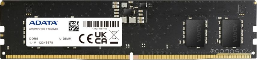 Оперативная память A-Data 8ГБ DDR5 4800 МГц AD5U48008G-B