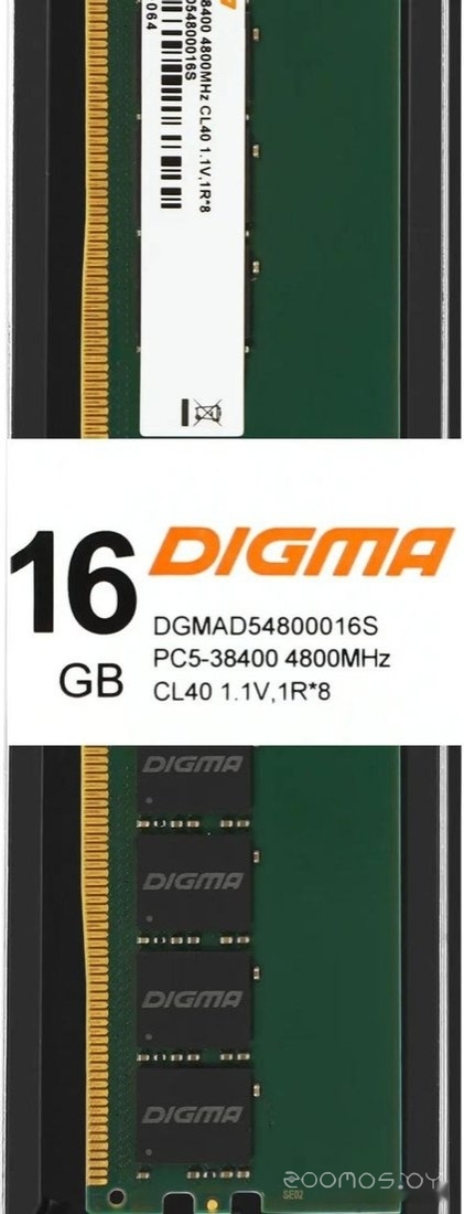 Оперативная память DIGMA 16ГБ DDR5 4800 МГц DGMAD54800016S, фото 2