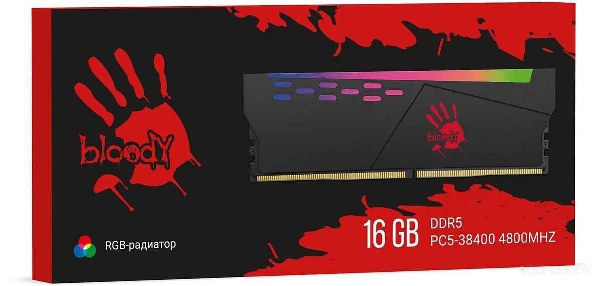 Оперативная память A4Tech Bloody RGB 16ГБ DDR5 4800 МГц BDM016A4800RS, фото 3