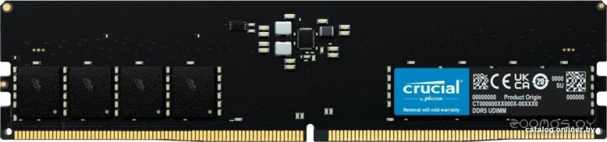 Оперативная память Crucial 8ГБ DDR5 5600 МГц CT8G56C46U5
