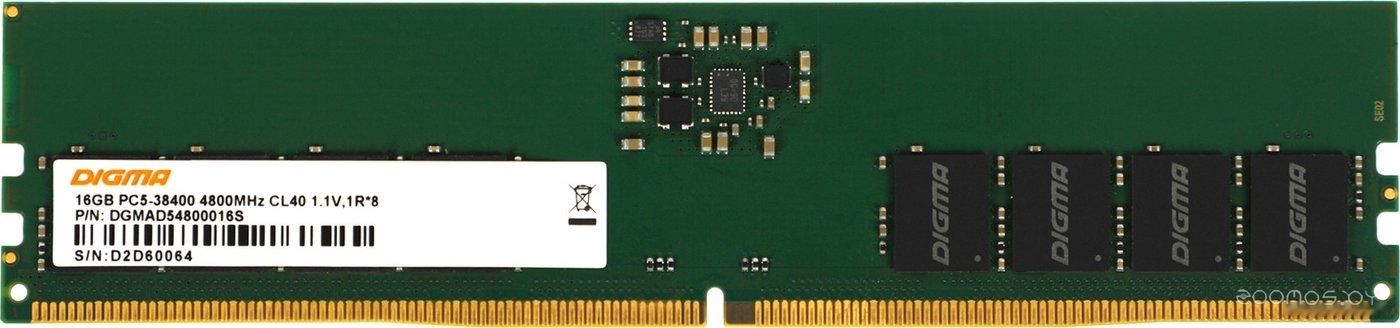 Оперативная память DIGMA 16ГБ DDR5 4800 МГц DGMAD54800016S, фото 1