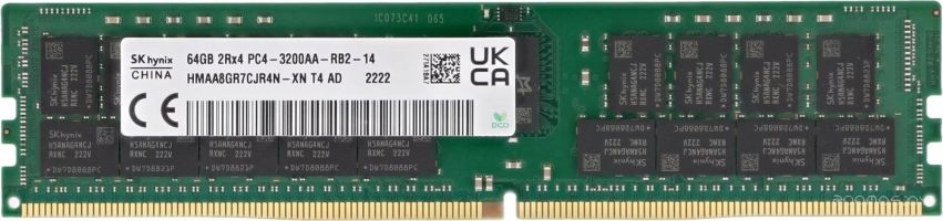 Оперативная память Hynix 64ГБ DDR4 3200 МГц HMAA8GR7CJR4N-XN