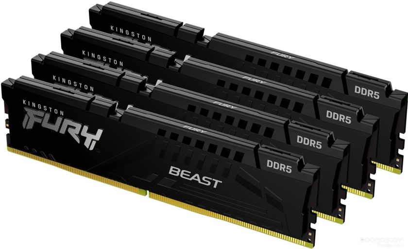 Оперативная память Kingston FURY Beast 4x16ГБ DDR5 5200 МГц KF552C40BBK4-64, фото 1