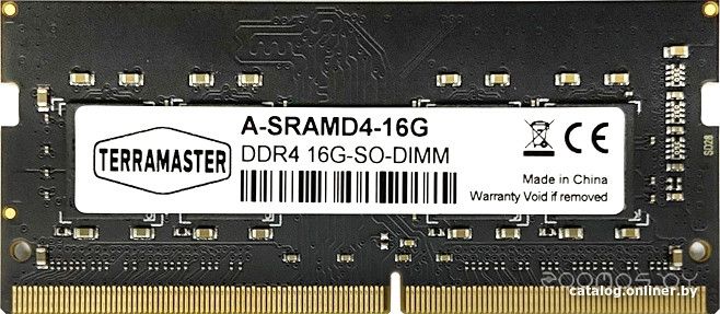 Оперативная память TerraMaster 16ГБ DDR4 SODIMM 2666 МГц A-SRAMD4-16G