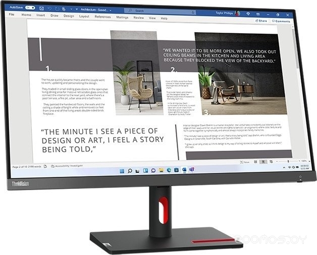 Монитор Lenovo ThinkVision S27i-30 63DFKAT4UK, фото 2
