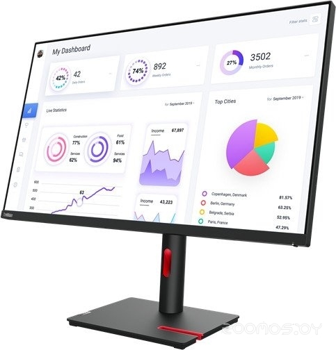 Монитор Lenovo ThinkVision T32p-30 63D2GCR1CS, фото 3