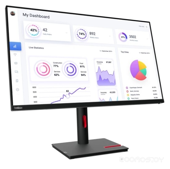 Монитор Lenovo ThinkVision T32p-30, фото 8