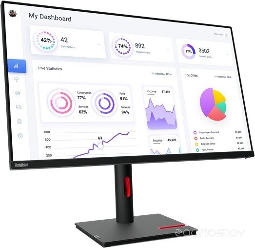 Монитор Lenovo ThinkVision T32p-30 63D2GCR1CS, фото 2