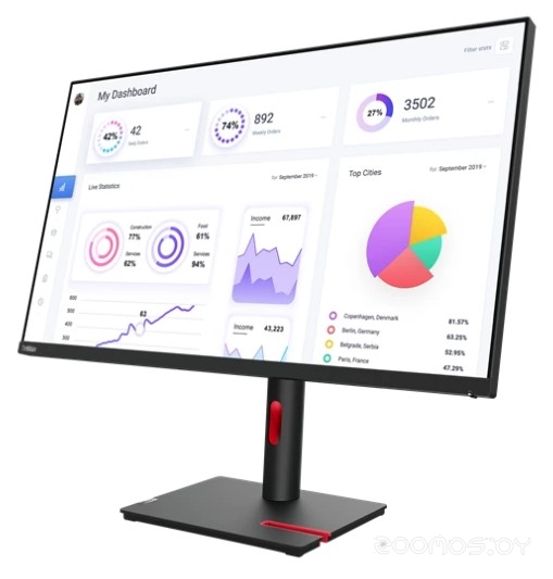 Монитор Lenovo ThinkVision T32p-30, фото 7