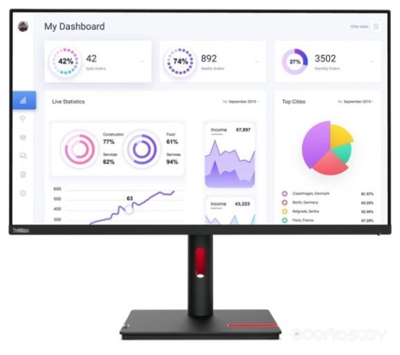 Монитор Lenovo ThinkVision T32p-30, фото 1