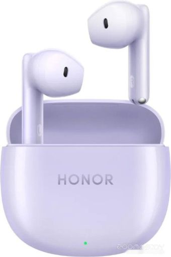 Наушники Honor Earbuds X6 (сиреневый, международная версия)