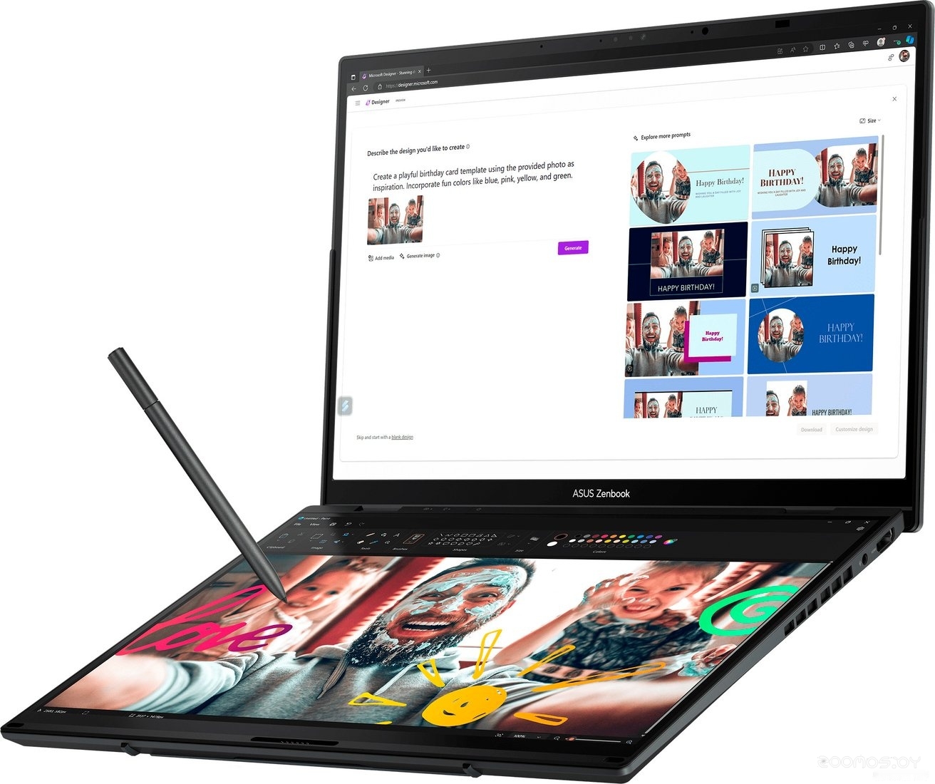 Рабочая станция Asus Zenbook 14 Duo OLED UX8406CA-PZ212X, фото 8