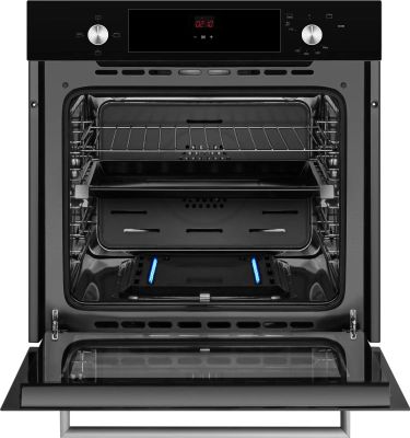 Духовой шкаф Weissgauff WGO 706 D Black Glass, фото 2