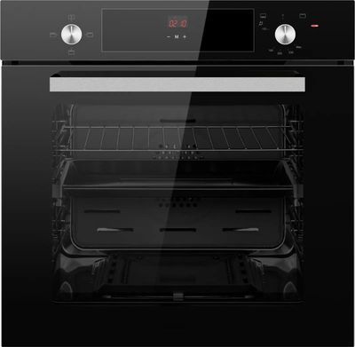 Духовой шкаф Weissgauff WGO 706 D Black Glass, фото 1