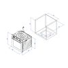 Духовой шкаф Weissgauff WGO 702 White Glass