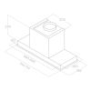 Кухонная вытяжка Elica Hidden ADV Plus @ BLGL/A/52 PRF0183971A