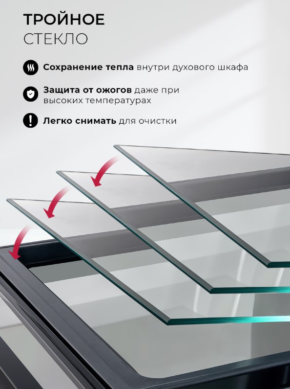 Духовой шкаф LEX EDM 1001 ONE BL, фото 7
