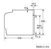 Духовой шкаф Bosch Serie 8 HBG7341B1