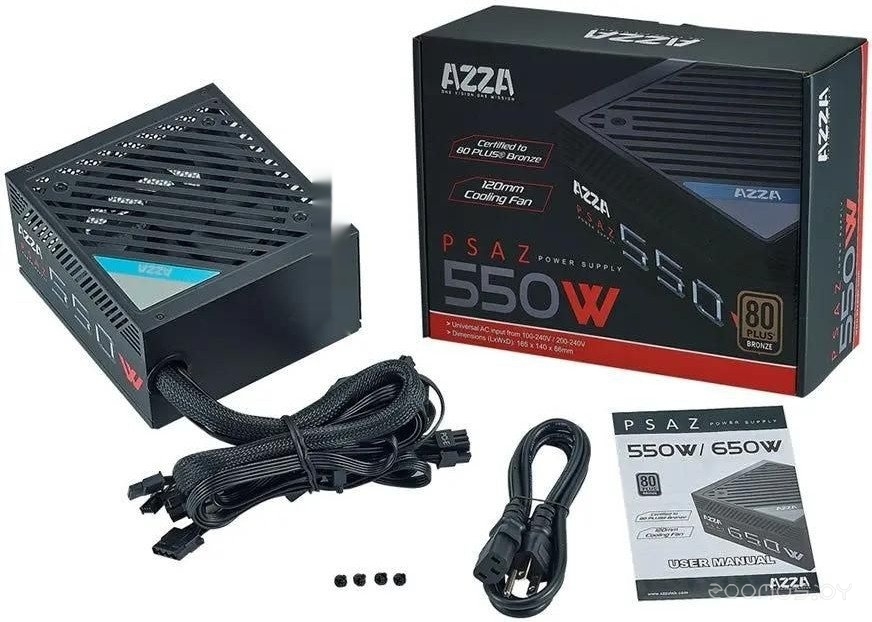 Блок питания AZZA PSAZ-550W, фото 4