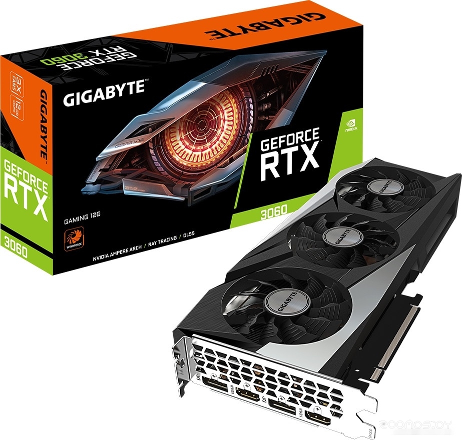 Видеокарта Gigabyte GeForce RTX 3060 Gaming 12G GV-N3060GAMING-12GD, фото 8