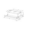 Кухонная вытяжка Weissgauff TEL 600 White Glass