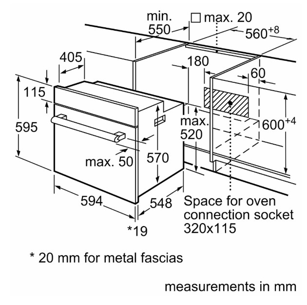 Духовой шкаф Bosch Serie 2 HBF011BR0Q, фото 6