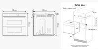 Духовой шкаф Samsung NV7B5745TAS/WT