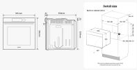 Духовой шкаф Samsung NV7B41201AK/WT