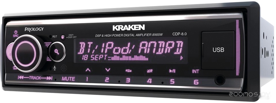 USB-магнитола Prology CDP-8.0 Kraken, фото 4