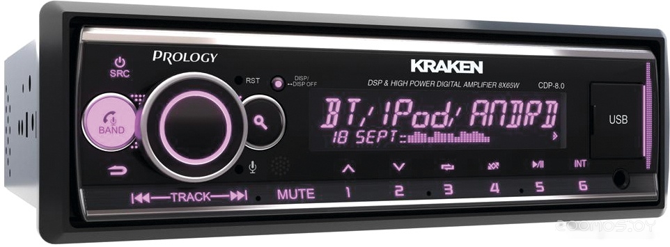 USB-магнитола Prology CDP-8.0 Kraken, фото 2