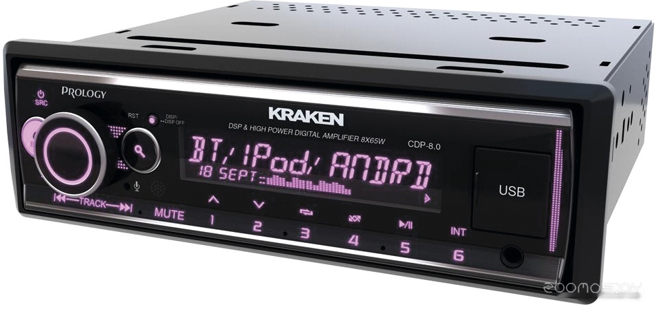 USB-магнитола Prology CDP-8.0 Kraken, фото 7