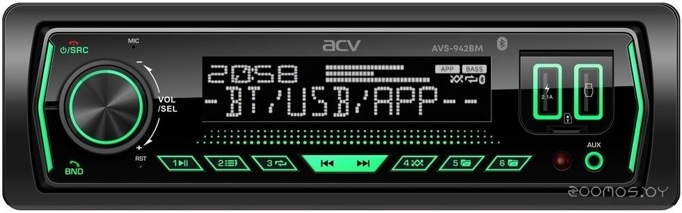USB-магнитола ACV AVS-942BM