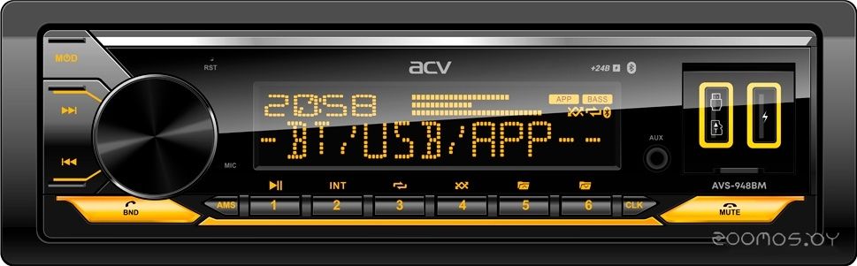USB-магнитола ACV AVS-948BM