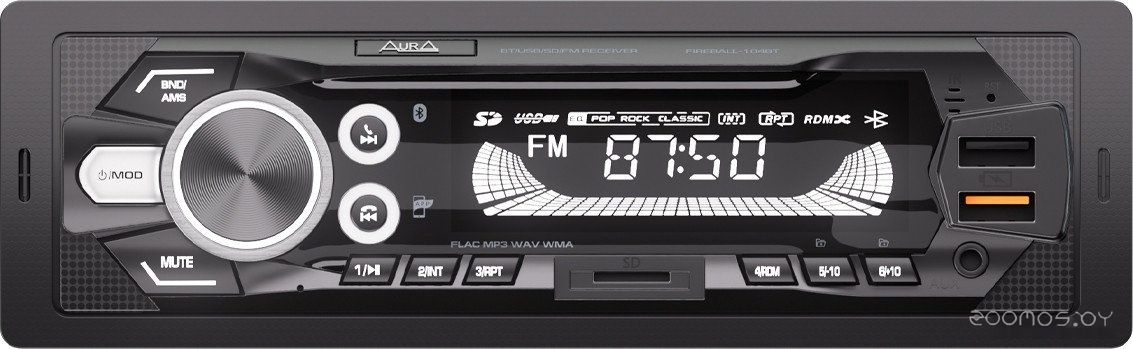 USB-магнитола Aura Fireball-104BT