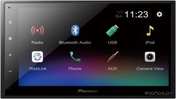 СD/DVD-магнитола Pioneer DMH-A345BT