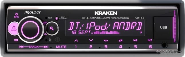 USB-магнитола Prology CDP-8.0 Kraken