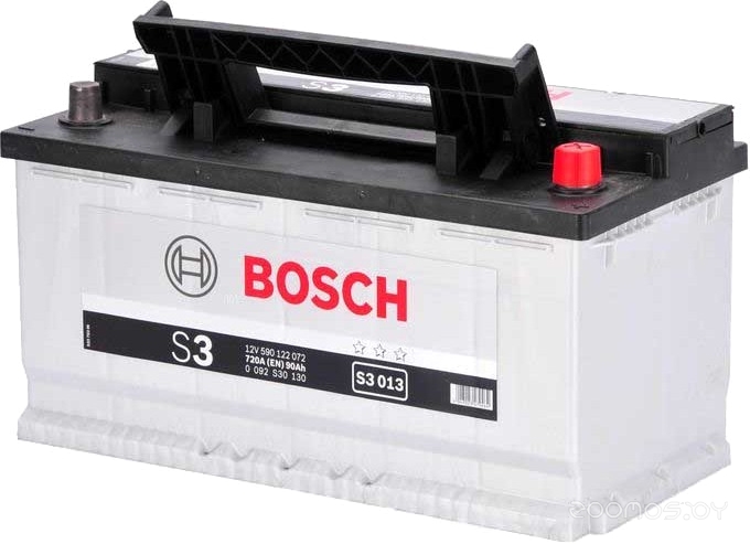 Автомобильный аккумулятор Bosch S3 013 590 122 072 (90 А/ч), фото 2