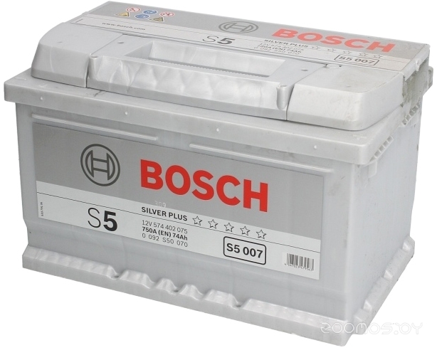 Автомобильный аккумулятор Bosch S5 007 574 402 075 (74 А/ч), фото 2