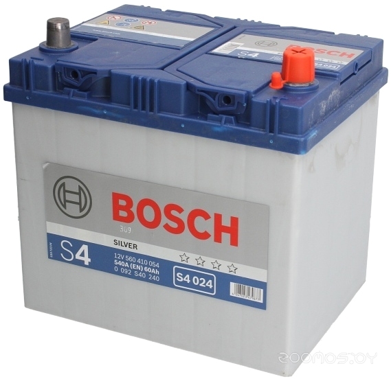 Автомобильный аккумулятор Bosch S4 024 560 410 054 (60 А/ч) JIS, фото 2