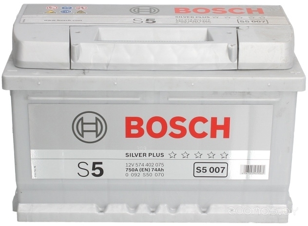 Автомобильный аккумулятор Bosch S5 007 574 402 075 (74 А/ч), фото 3